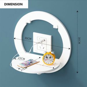 Router Modem WIFI DVD Player TV Box Telephone Wall Mount Rack decorative Space Saving Floating Shelf Modem Rak Dinding