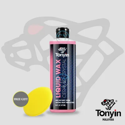TONYIN Ceramic Crystal Liquid Wax 473ml | Car Care Wax | Express Shine Car Paint Polish Liquid Wax Polish