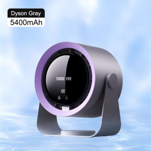 【SG Stock】Portable Fan Desktop Fan USB Rechargeable Desktop Air Circulation Fan LED Display Desktop Fan