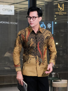 MENSTYLE BATIK - Kemeja Batik Pria Slimfit Lapis Furing Amarta Sanggit