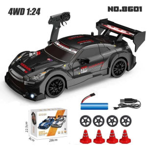 SG RC remote control car 2.4Ghz 4WD Remote Control Drift Racing Car GTR 1:24 Childrens toy birthday gift