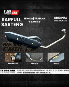 Knalpot Shijiro Merk Original B ONE Project sarangan stengah Knalpot Racing full system bass adem gerung Beat Vario Mio Scoopy NMAX AEROX PCX LEXI125 ADV150 BEAT FI VARIO 150 Beat deluxe Vario 125 Knalpot Beat karbu Beat fi vario kzr tabung vario