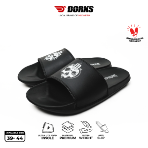 Dorks Knot - Sandal Slop Casual Pria Wanita Sendal Selop Slipper Anti Licin Original Dorks