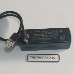 Cáp POE Splitter từ 48V ra 5V đầu cắm RJ45 nguồn đầu cắm Micro USB cho Camera