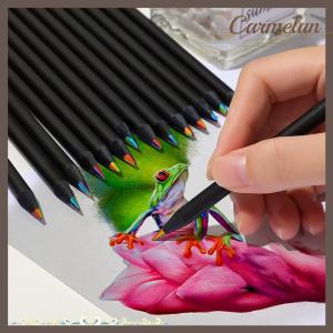 [Carmelun] 1Pc 7 Colors Gradient Rainbow Pencils Jumbo-Colored Pencils Multicolored Pencils for Art Drawing Coloring Sketching