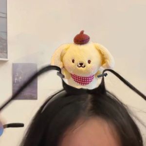 Disney Ratatouille Hairband Kawaii Cartoon Cute Plush Doll Headband Wide Edge Hairclip Photography Props Headwear Creative Girl Festival Gift