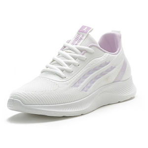 IELGY sports shoes womens flying woven soft bottom lightweight running breathable comfortable durable mother shoes