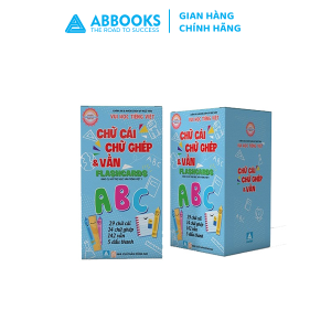 Thẻ Học Thông Minh - Bộ Chữ Cái Học Ghép Vần Tiếng Việt - Chữ Cái Chữ ghép Và Vần - Flashcarrd
