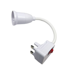 Adjustable E27 LED Bulb Socket Lamp Holder Rotating Base Flexible Bend US UK EU Plug Converter Adapter 220V 240V Bedroom Decor