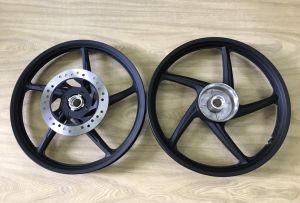 MÂM VÀNH ĐÚC 5 CÂY ĐĨA LÕM 4 LỖ SAU MÁ ĐÙM NHỎ 110 CHO FUTURE II RÁP LÊN ZIN THEO XE KHÔNG CHẾ CHÁO
