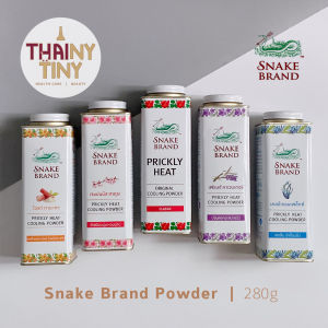 【READY STOCK】Snake Brand Prickly Heat Cooling Powder 280g Classic Lavender Kelp Complex Thanaka Sakura Bedak Gatal 蛇粉