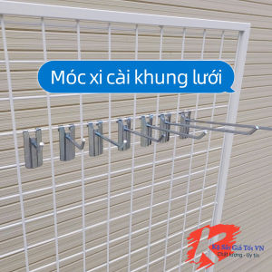 {Combo 20 Móc} Móc lưới siêu thị - Móc cài khung lưới treo phụ kiện sơn tĩnh điện cao cấp