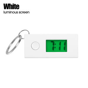 Silent Luminous Mini Portable Digital Electronic Clock Student Exam Study Library Pocket Watch Green Backlight LCD Display