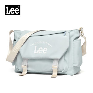 LEE Fashion Black Laptop Messenger Bag For Women Men Flip Cover Crossbody Shoulder Bag Waterproof Oxford 14" Notebook Large Capacity Outdoor Sling Bag For College Students With Anti-Theft Pocket