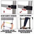 CHUANGCHAO Telescopic foldable Ladder folding aluminum ladder,multi-function domestic ladders and industric. 