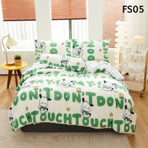 [FS05 软萌帕恰狗] 2500TC Luna Milk Bedsheet 牛奶丝棉床单