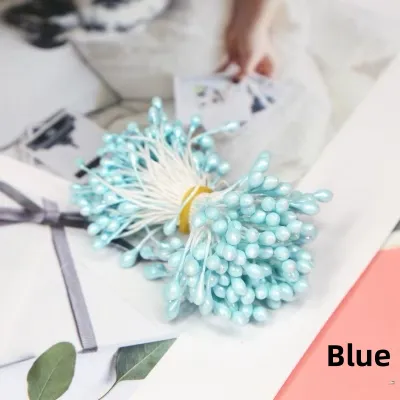 Manilago 150pcs/bundle Artificial Flower Stamens DIY Bouquet Decoration Double Headed Stamens Flower Pistils
