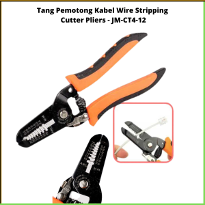 COD Tang Pemotong Kabel Wire Stripping Cutter Pliers JM CT4 12 / Tang Pemotong Kabel Serbaguna Besi Baja Kunci Fiber Optik