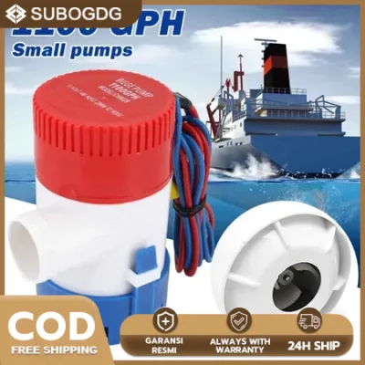 1100GPH 12V Electric Marine Submersible Bilge Sump Water Pump with Switch for Boat Automatic Control Switch Combination Set Bilge-Pump 【Local shipment】