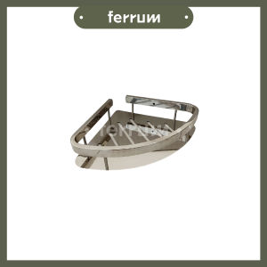 [ FERRUM ] Rak Shampo Kamar Mandi Tempat Shampo Sabun Stainless Steel SUS 304 Kotak / Tengah Dan Sudut
