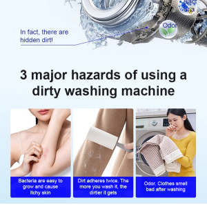 Drum washing machine powerful cleaner with antibacterial