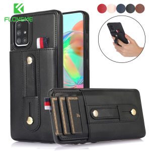 FLOVEME Leather Wallet Phone Case For Samsung Galaxy A73 A53 A33 A13 A72 A52 A42 A32 A22 A12 A71 A51 A70 A50 Stand Holder Card Slots Phone Bags Cover