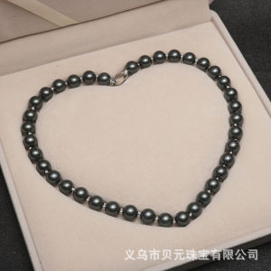 <1007> Vòng Cổ Ngọc Trai Vỏ Sò Biển Sâu Khí Chất Vòng Cổ Hạt Vỏ Sò Giả Tròn Nhiều Màu Cho Mẹ Và Bạn Gái