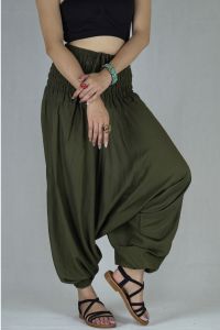 ✨New กางเกงผ้าพริ้ว ซามูไร อาลาดิน ชุดเดรส ทรงหลวม ผ้าเมมเบิร์ด ใส่ได้กับทุกโอกาส by YourCozy