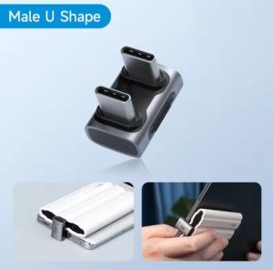 USB Type C 90 Degree L Shape Adapter Male to Female 8K 40Gbps Thunderbolt 4