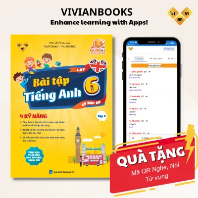 Sách bài tập tiếng Anh lớp 6 Kết nối tri thức Global Success 6 có đáp án – ThS. Lê Vy – Ngoại ngữ Vivian