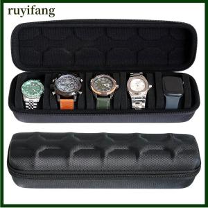 ruyifang Watch Box Organizer For Men Or Women Watch Travel Case Portable Storage Watch Display Holder For Wristwatches And Smart Watches