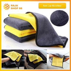 Kain Lap Microfiber Serbaguna 30x30cm Kain Lap 2 Sisi Multifungsi