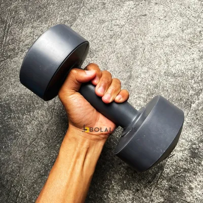 Barbel Kosongan Dumbell Plastik PVC Tebal 4kg 5kg 7kg 10kg Bolalicious