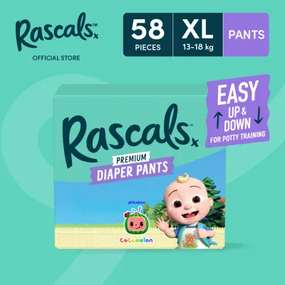 RASCALS CoComelon Edition - Pants XL 58pcs with FREE Collectible Stickers inside (Promo Box)