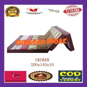 [ 200 x 145 x 10 ] Kasur Lipat Inoac Yukata / Kasur Lipat Busa Inoac Yukata Custom Uk  200 x 145 x 10 cm / Inoac Yukata Original / Kasur Inoac Yukata custom Anti Kempes / Termurah Kasur Lipat Uk 200 x 145 x 10 cm Busa Inoac Yukata Custom Anti Kempes