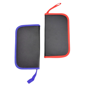 Soldering Iron Tool Bag Pouch Lightweight Bag Portable PU Leather Solder Iron Storage for Case for Welding Tools Red/Blu
