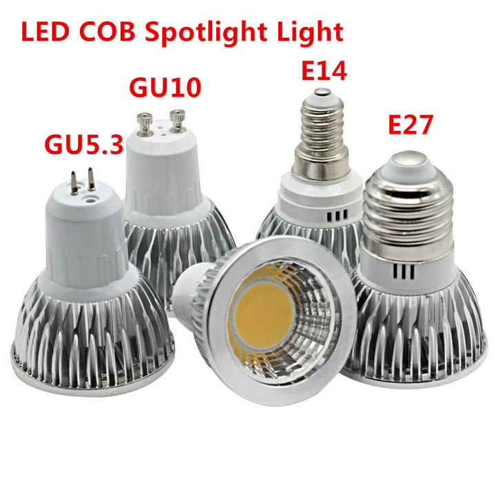Jmax สปอตไลท์ไฟ Led โคมไฟ Led 6W 9W 12W GU10/GU5.3/E27/E14 85-265V COB ...