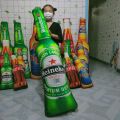 GẤU BÔNG CHAI BIA KHỔNG LỒ GỐI ÔM DÀI HÌNH CHAI BIA HENIKEN CAO CẤP MẪU MỚI. 