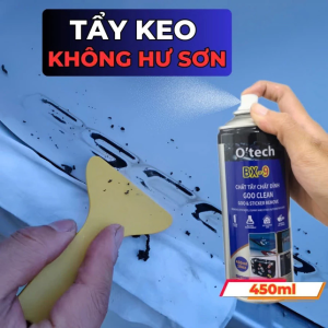 Tẩy keo băng dính OTech BX-9 450ml làm sạch keo mà không ảnh hưởng bề mặt làm sạch