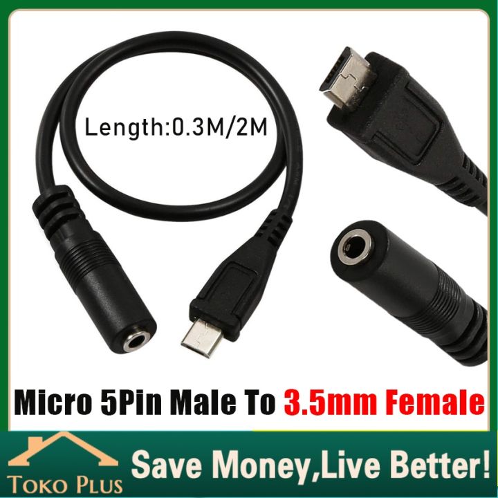 Micro Usb Type Mm Jack To Usb Cable Cable Mini Usb Cable Usb Mini