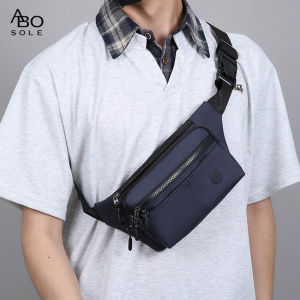 ABOSOLE Mens Chest Bag Fashion Outdoor Bag Travel Bag Cross Body Bag Waist Bag Lightweight Waterproof Fitness Bag Money Phone Chest Bag for Workouts Sports Outdoor