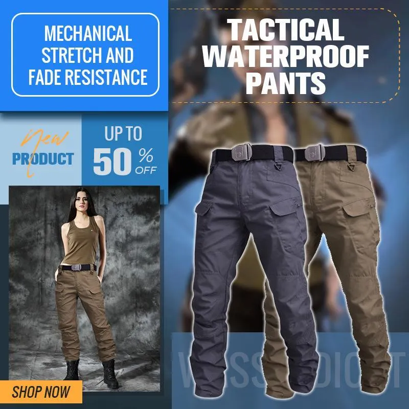 Tactical Pants Women Trousers Waterproof Wear Resistant Many Pockets Casual  Cargo Pants