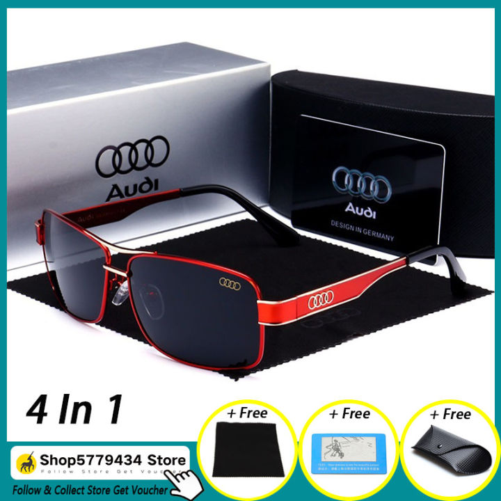 100% Original][4 In 1]Shop5779434 Store Audi Men's Polarized