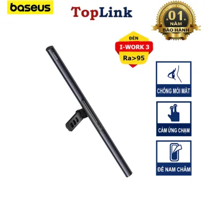 Đèn Treo Màn Hình Cao Cấp Baseus I-Wok 3 Giảm Mỏi Mắt Hight CRI >Ra95 Ánh Sáng Chân Thực Chính Xác Về Màu Sắc Sang Trọng