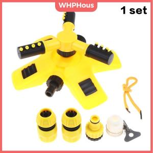 WHPHous Automatic Lawn Sprinkler 360 Degree Rotating Water Sprayer for Home Garden Irrigation Adjustable for Flower Beds