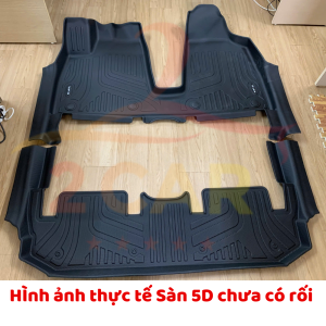 Thảm lót sàn NHỰA 5D xe VINFAST VF3 Hàng Nhựa đúc nguyên khối TPE đẹp bền không thấm nước dễ vệ sinh