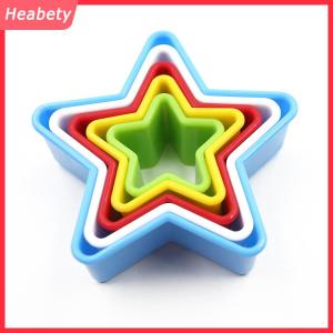 Heabety Dụng cụ làm bánh quy khuôn bánh kẹo mềm dụng cụ cắt cạnh tự làm bằng nhựa cho bữa tiệc