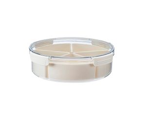 Keep Your Sweets Fresh with Our Airtight Cookie Jar! - Biscuit Container Pastry Storage and Dessert Holder in One - Rotates 360° for Ease - Plastic Leak-Proof Snack Box the Perfect Housewarming Gift!