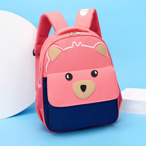Cartoon Bear School Bag For Kids Lightweight Waterproof Bag For School Large Capacity School Bag