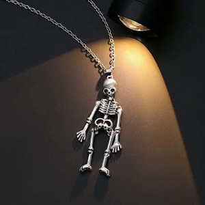 Personality Skeleton Skull Necklace Best Friend Necklace Couples Necklace Halloween Specter Skull Necklace Party